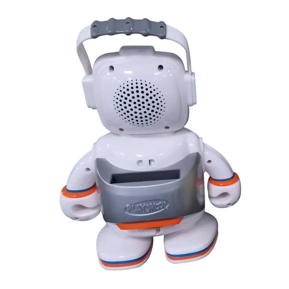Playskool Alphie Learning Toy Robot White Orange Blue Letters Numbers 2010 37031